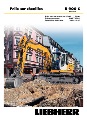 Excavadoras de orugas Liebherr R 900 C Litronic