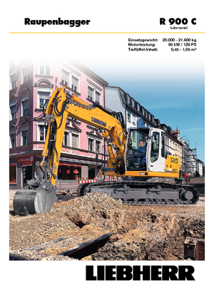 Excavadoras de orugas Liebherr R 900 C Litronic