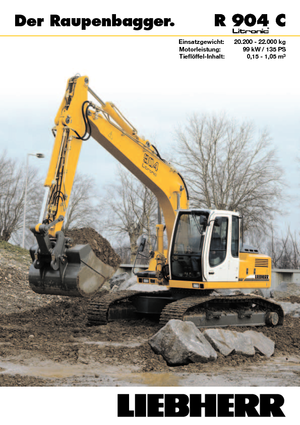 Excavadoras de orugas Liebherr R 904 C Litronic HDSL