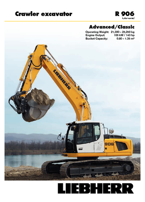 Excavadoras de orugas Liebherr R 906 Classic