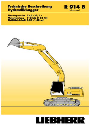 Excavadoras de orugas Liebherr R 914 B Litronic HDSL