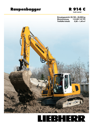 Excavadoras de orugas Liebherr R 914 C Litronic HDSL