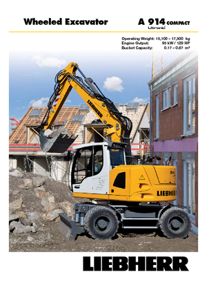 Excavadoras de orugas Liebherr R 914 Compact Litronic