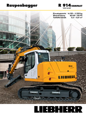 Excavadoras de orugas Liebherr R 914 Compact Litronic