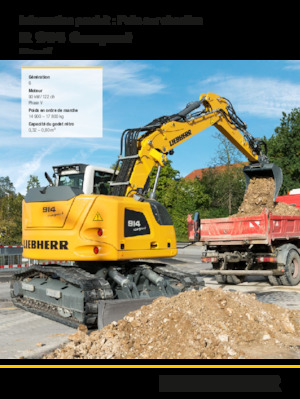 Excavadoras de orugas Liebherr R 914 Compact Litronic