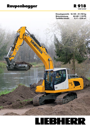 Excavadoras de orugas Liebherr R 918