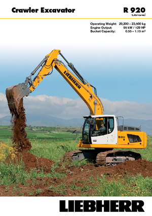 Excavadoras de orugas Liebherr R 920