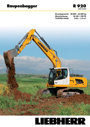 Excavadoras de orugas Liebherr R 920
