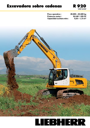 Excavadoras de orugas Liebherr R 920