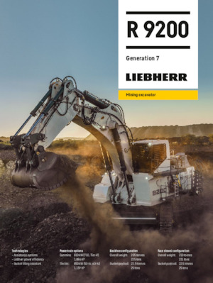 Excavadoras de orugas Liebherr R 9200 G7