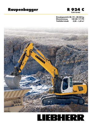 Excavadoras de orugas Liebherr R 924 C Litronic HDSL