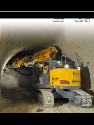 Excavadoras de orugas Liebherr R 924 Compact Tunnel Litronic
