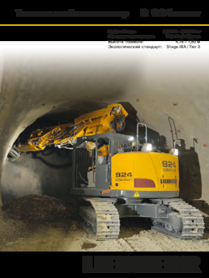 Excavadoras de orugas Liebherr R 924 Compact Tunnel Litronic