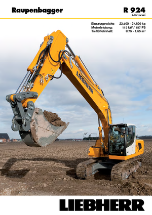Excavadoras de orugas Liebherr R 924