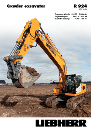 Excavadoras de orugas Liebherr R 924