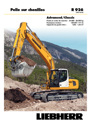 Excavadoras de orugas Liebherr R 926 Advanced