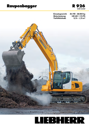 Excavadoras de orugas Liebherr R 926