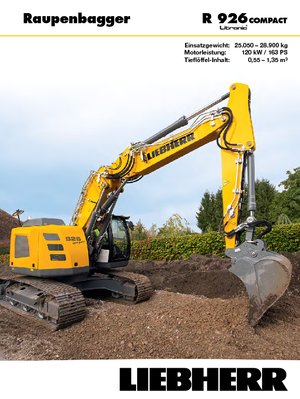 Excavadoras de orugas Liebherr R 926