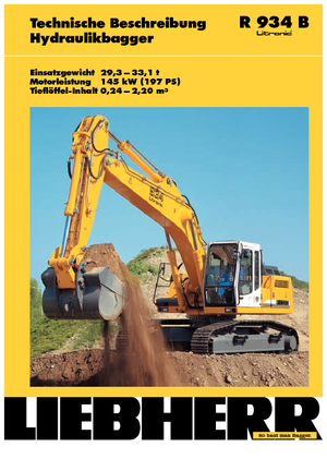 Excavadoras de orugas Liebherr R 934 B Litronic HDS