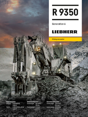 Excavadoras de orugas Liebherr R 9350 G6