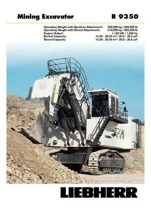 Excavadoras de orugas Liebherr R 9350 