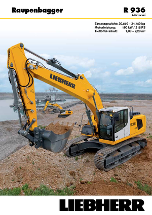 Excavadoras de orugas Liebherr R 936