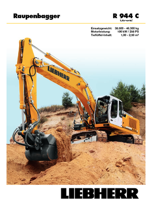 Excavadoras de orugas Liebherr R 944 C Litronic