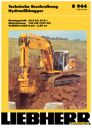 Excavadoras de orugas Liebherr R 944 Litronic HD-SL