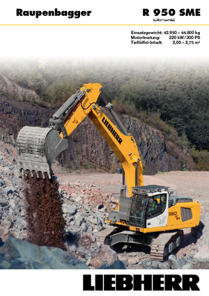 Excavadoras de orugas Liebherr R 950 SME