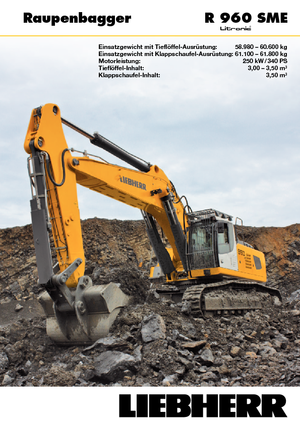 Excavadoras de orugas Liebherr R 960 SME