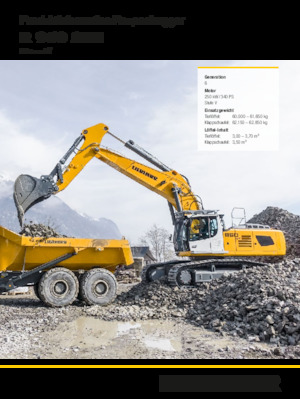 Excavadoras de orugas Liebherr R 960 SME Litronic 