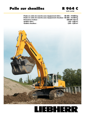Excavadoras de orugas Liebherr R 964 C Litronic