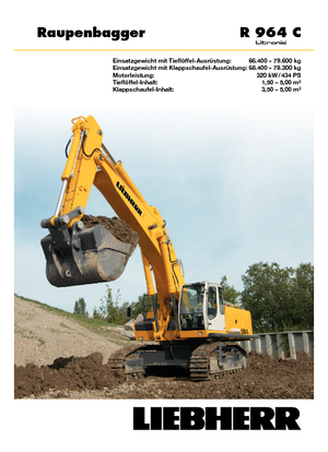 Excavadoras de orugas Liebherr R 964 C Litronic