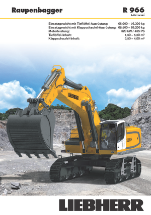 Excavadoras de orugas Liebherr R 966