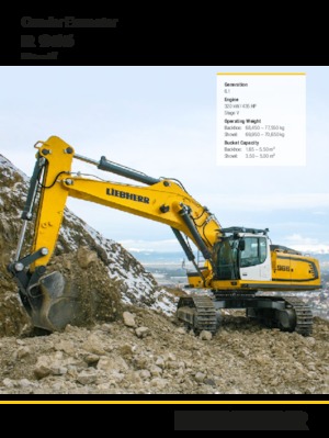 Excavadoras de orugas Liebherr R 966 Litronic 