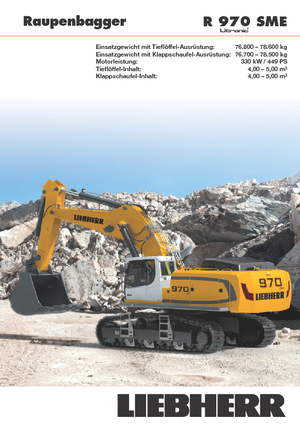 Excavadoras de orugas Liebherr R 970 SME
