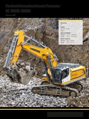 Excavadoras de orugas Liebherr R 970 SME Litronic 