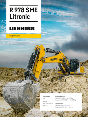 Excavadoras de orugas Liebherr R 978 SME Litronic 