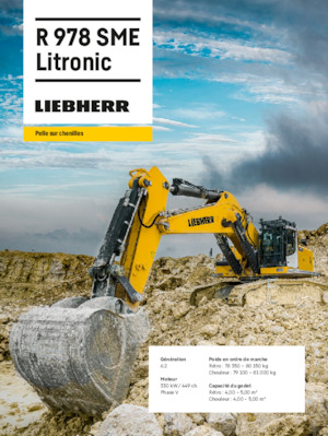 Excavadoras de orugas Liebherr R 978 SME Litronic 