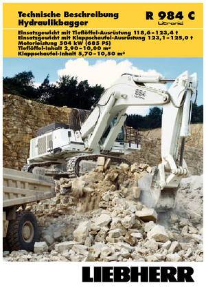 Excavadoras de orugas Liebherr R 984 C