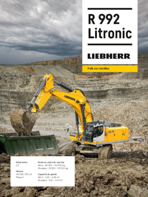 Excavadoras de orugas Liebherr R 992 Litronic 