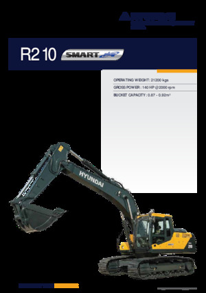Excavadoras de orugas Hyundai R210 SMART PLUS