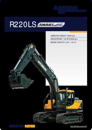 Excavadoras de orugas Hyundai R220LS SMART PLUS