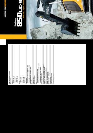 Excavadoras de orugas Hyundai R850LC-9