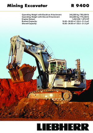 Excavadoras de orugas Liebherr R 9400 