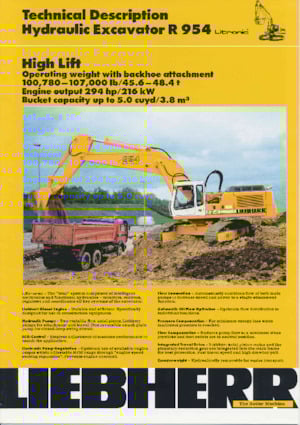 Excavadoras de orugas Liebherr R 954B 