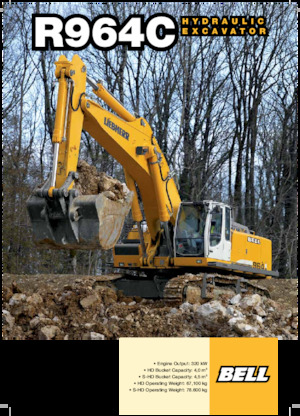 Excavadoras de orugas Bell R964C