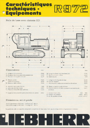 Excavadoras de orugas Liebherr R 972 