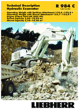 Excavadoras de orugas Liebherr R 984C 