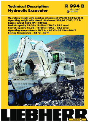 Excavadoras de orugas Liebherr R 994B 
